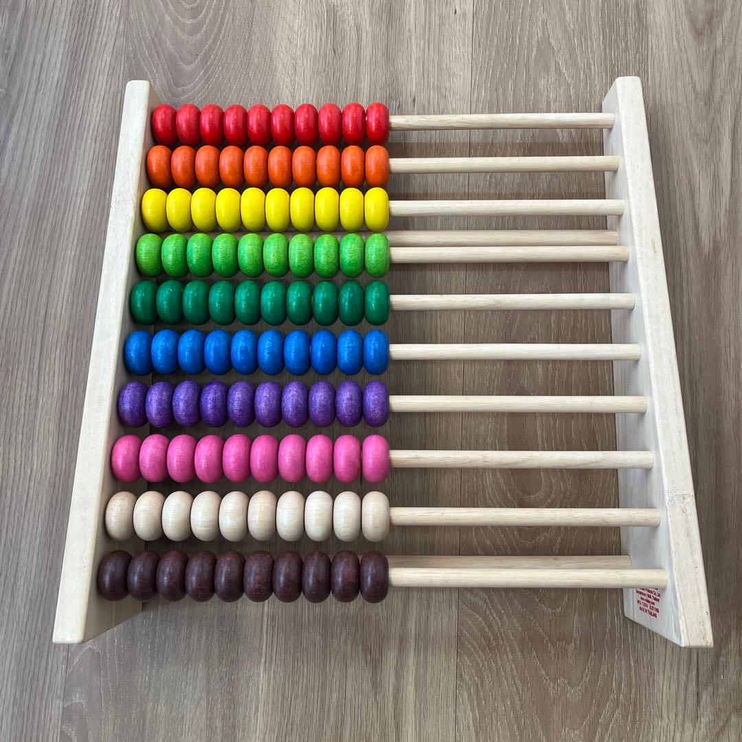 Voila ボイラ レインボーアバカス 100玉そろばん 知育教材 - メルカリ