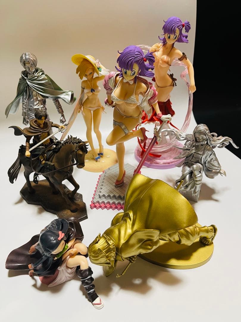 【7個セット】進撃の巨人、リヴァイ、ドラゴンボール、18号、鬼滅など、フィギュア Amazon.co.jp: 進撃の巨人 リヴァイ 1/7スケール PVC&ABS製塗装済み