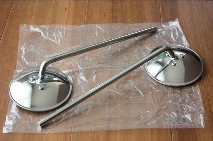 NOS ビンテージ 箱付き スーペリア ラウンドミラー 2個セット - メルカリ