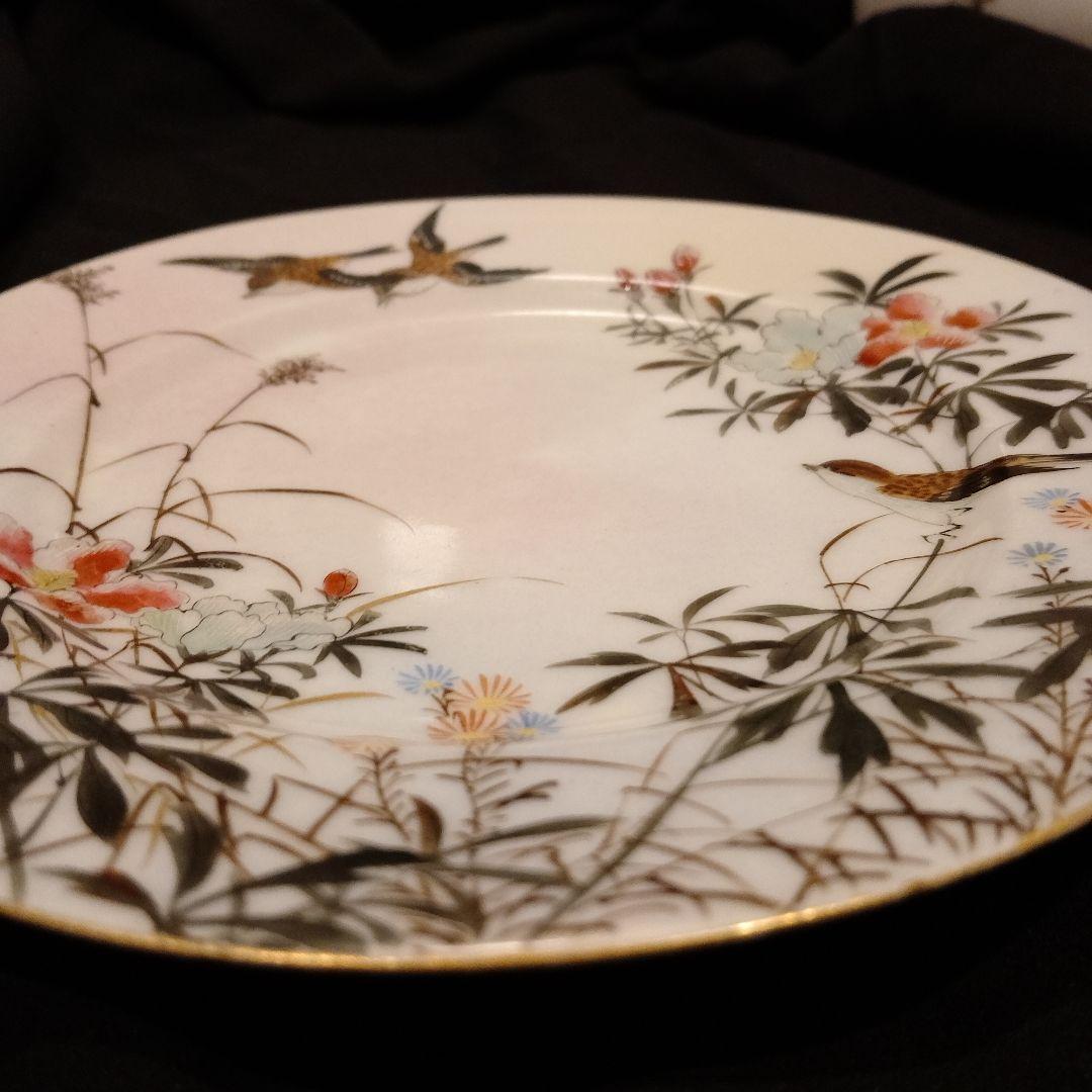 明治期 横浜焼 井村彦次郎 スズメ 皿 骨董 里帰り 輸出品 - メルカリ