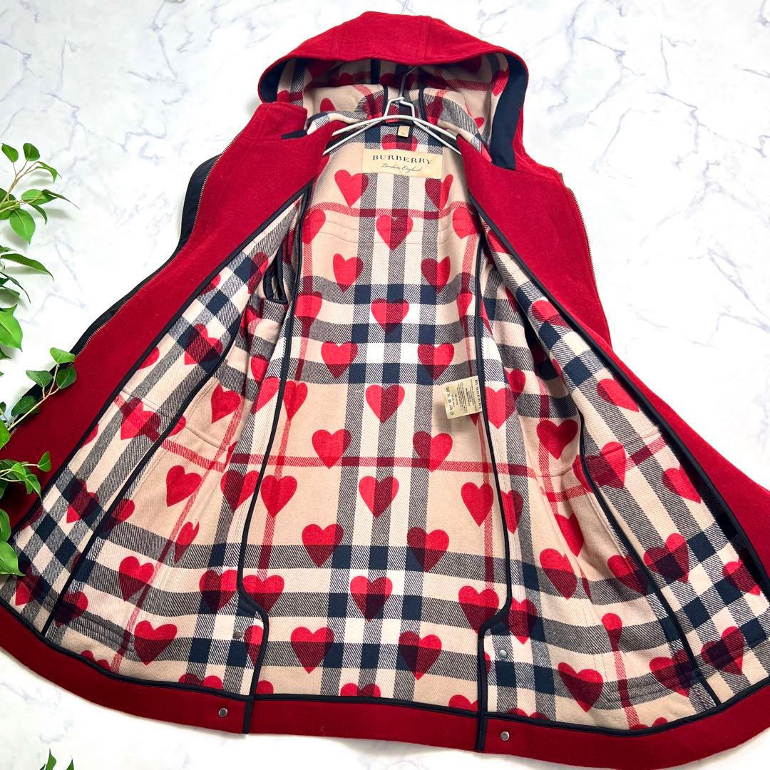 美品 限定完売品 バーバリーロンドン ハート柄ダッフルコート ロング m10633520318_1.jpg?1726624617