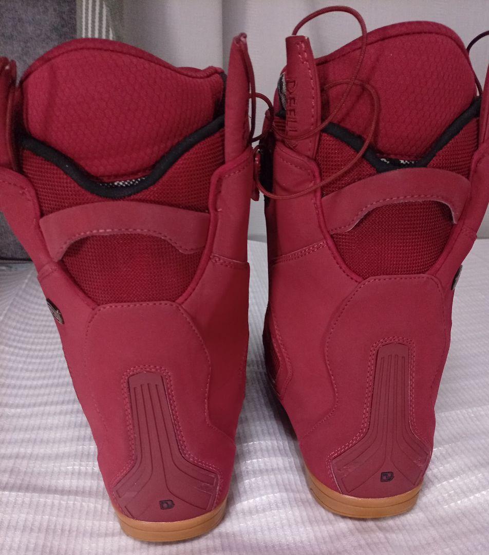 D*3様 ディーラックス ID スノーボードブーツ 27.5cm　ワインレッド