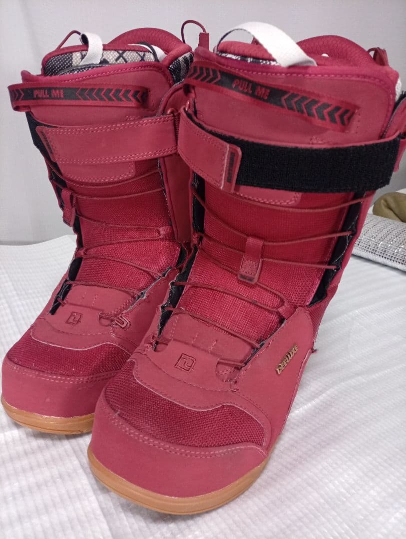 D*3様 ディーラックス ID スノーボードブーツ 27.5cm　ワインレッド