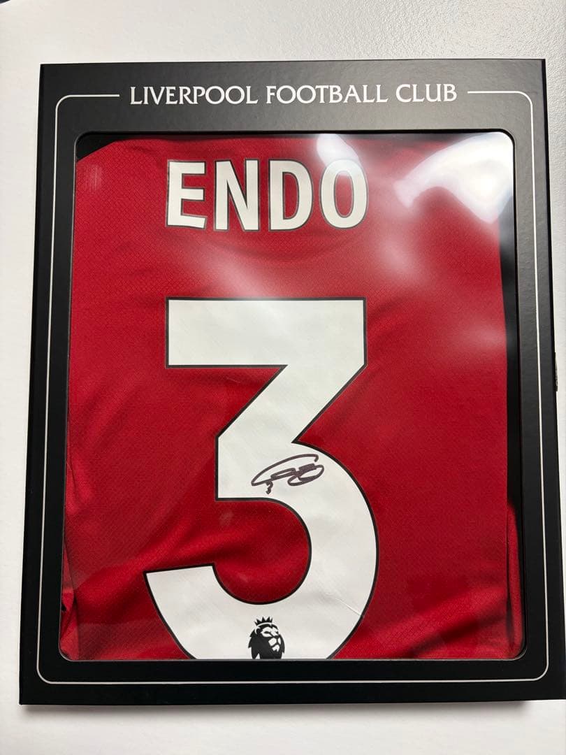 リバプール 遠藤航 サイン入り ユニフォーム リヴァプール Liverpool