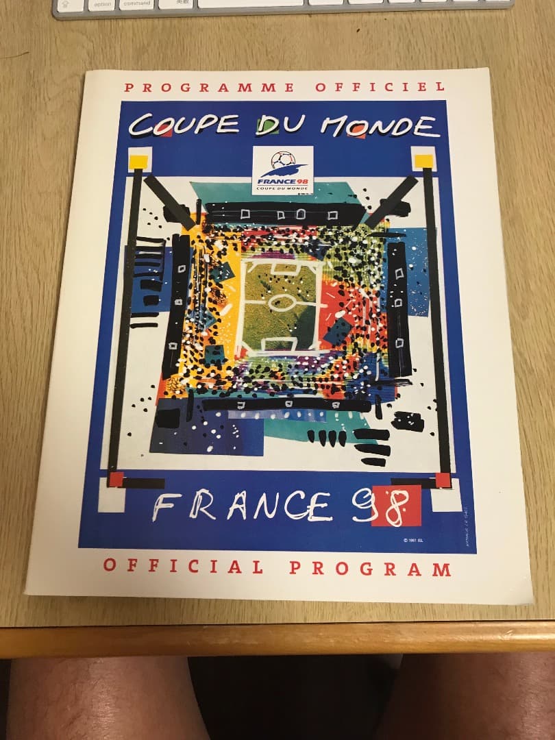 サッカーワールドカップフランス98オフィシャルプログラム 実況ワールドサッカー ワールドカップフランス'98』1998年