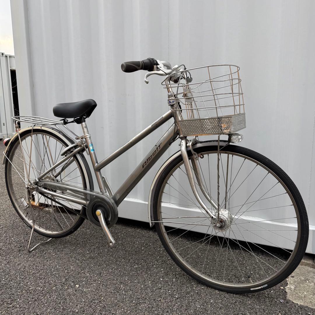 通勤通学用自転車 27インチ カゴ/変速機/オートライト付 定価10万円