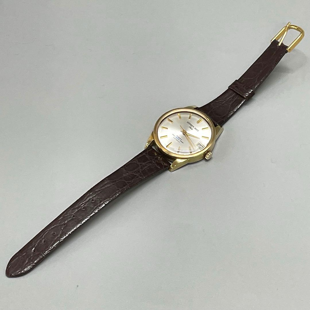 CITIZEN シチズン デイトフレーク 手巻き 稼働 ジャンク 部品取り