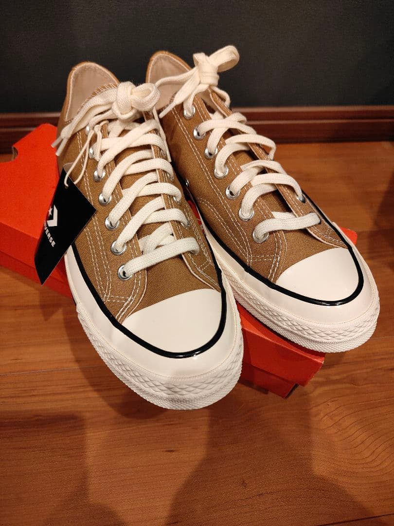 コンバース CT 70 チャックテイラーUS8.5/26.5cm④ マスタード - メルカリ