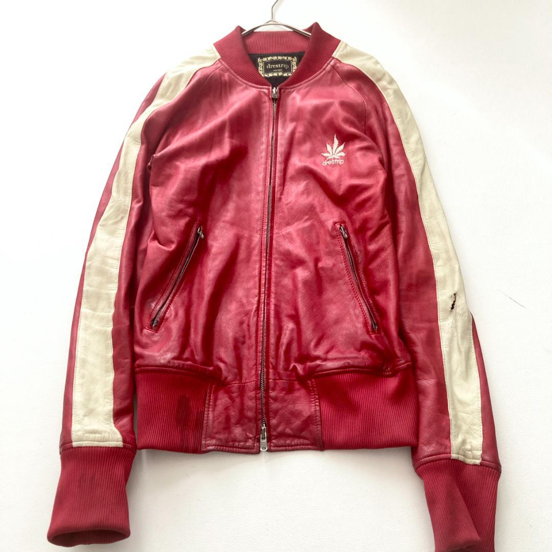 鹿革】ドレストリップ ディアスキン レザージャケット トラック