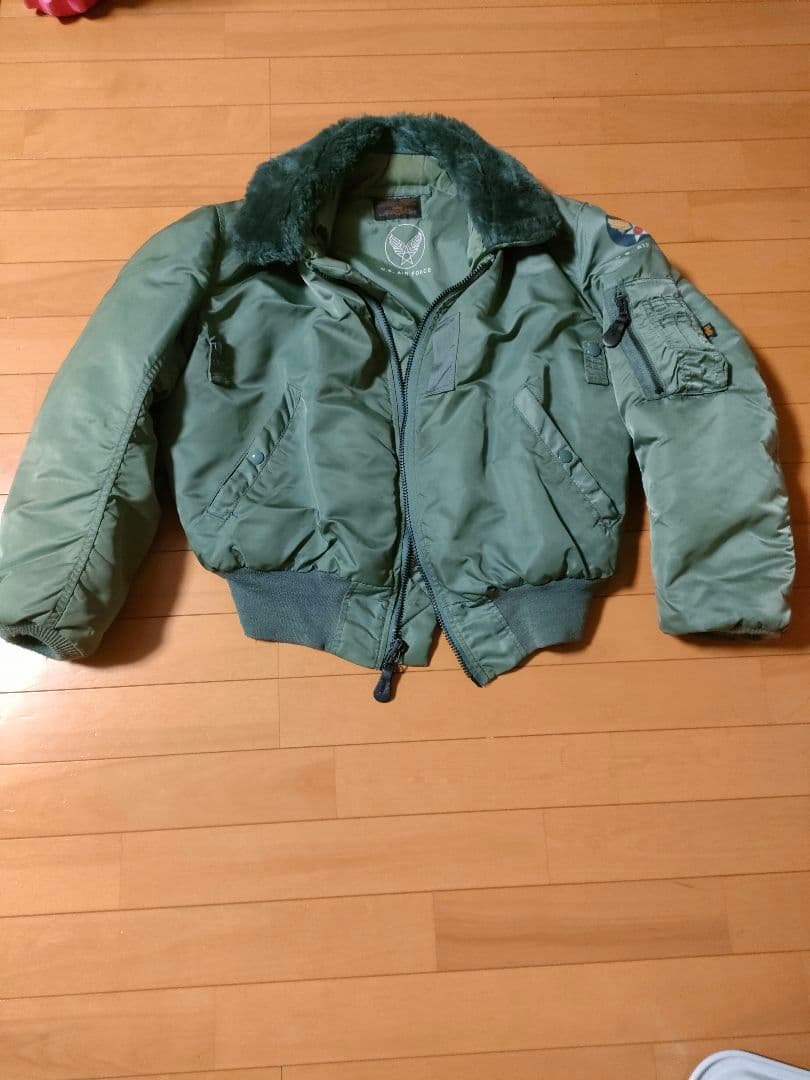 USA製b-15 復刻 フライトジャケット アルファ ALPHA B-15D - メルカリ