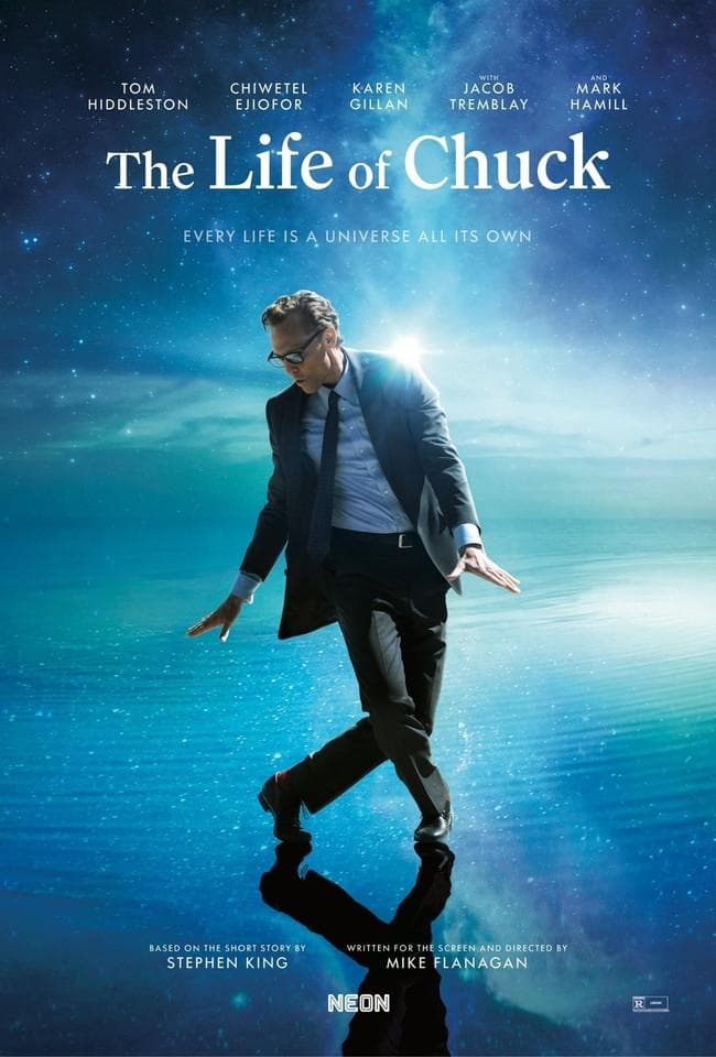 THE LIFE OF CHUCK スティーブン・キング 映画館用ポスター 新作