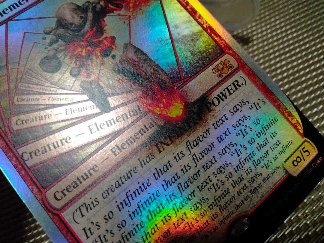 MB&ザリスト foil Infinity Elemental 英語1枚 MTG - メルカリ