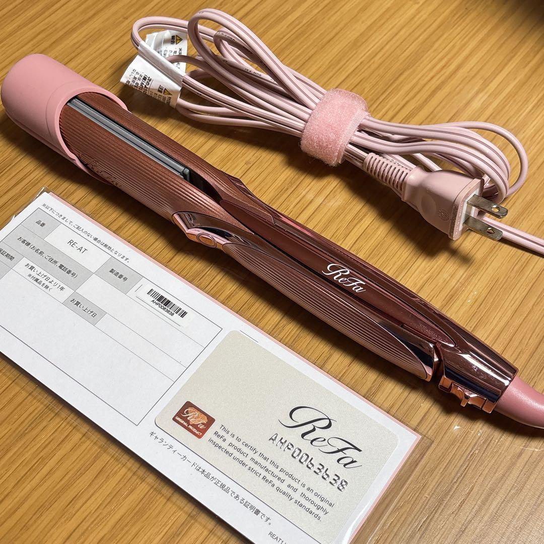 ReFa ストレートアイロン プロ ピンク - メルカリ