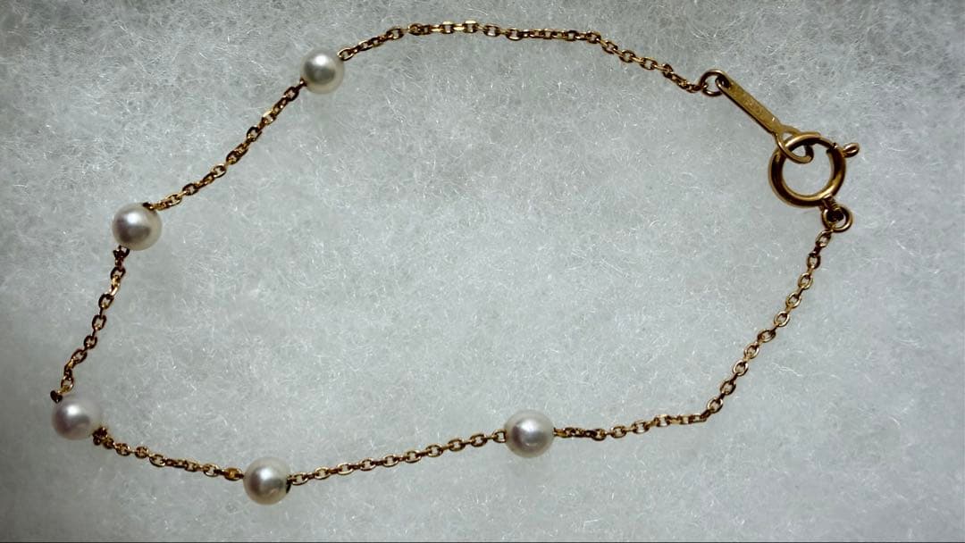 本日限定特別価格！あこやベビーパールk18ブレスレット ヴィーナスジュエリー お試し価格 本真珠 あこや アコヤ ブレスレット
