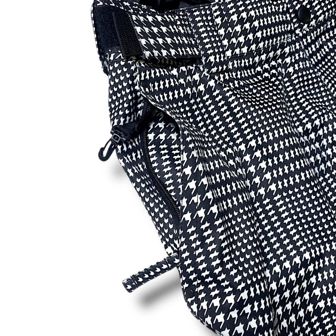 定価10.6万 L パーリーゲイツ 千鳥格子柄 スノーウェア スノボ 上下