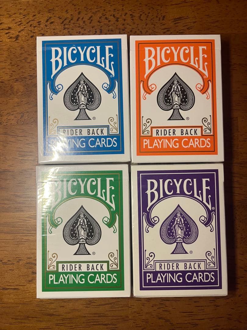 Bicycle Rider Back トランプ 3色×4 12個セット楽天市場】トランプ