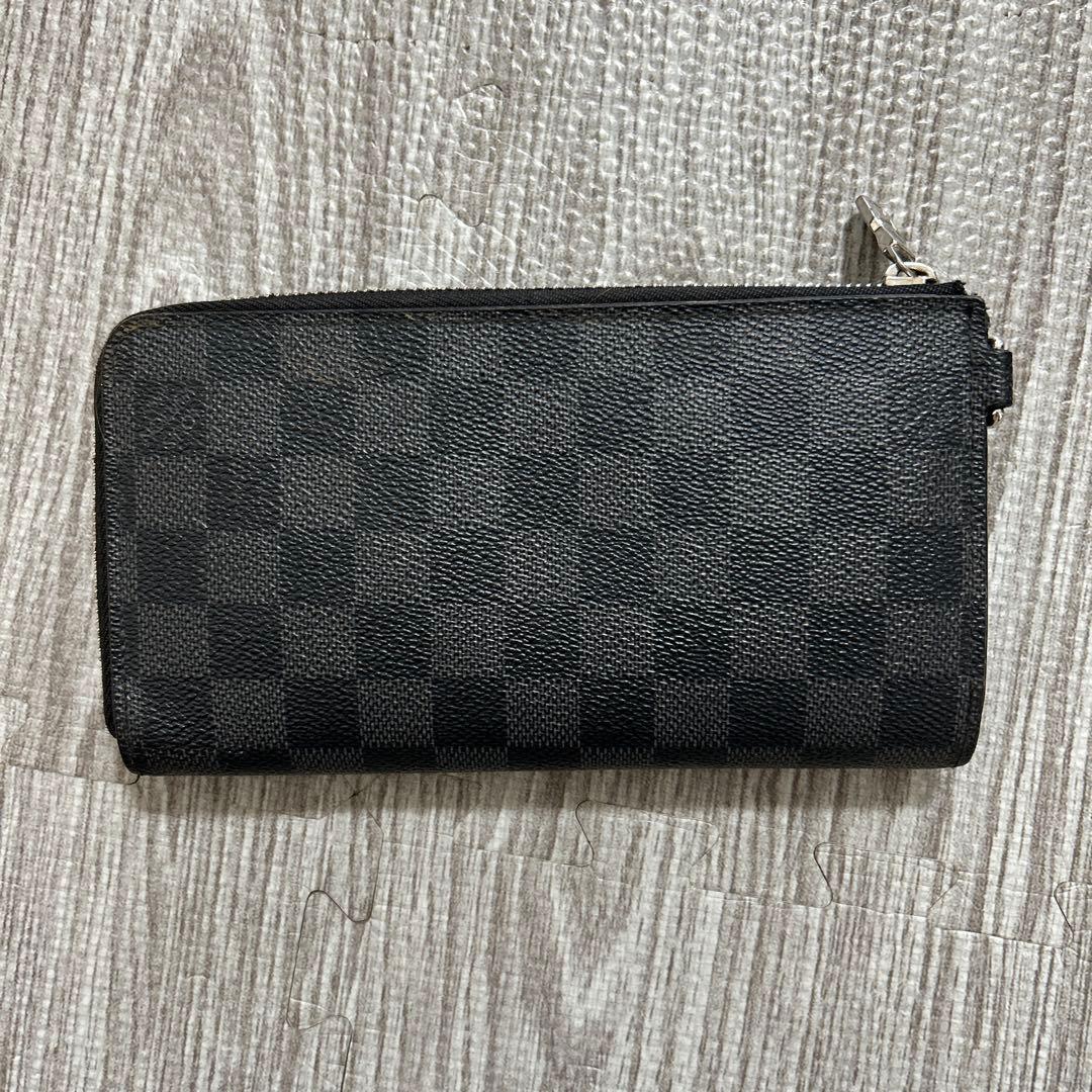 Louis Vuitton ダミエ ブラック 長財布 - メルカリ