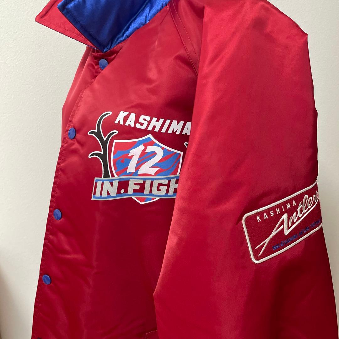 初代レア品】鹿島アントラーズ ベンチコート インファイト - メルカリ