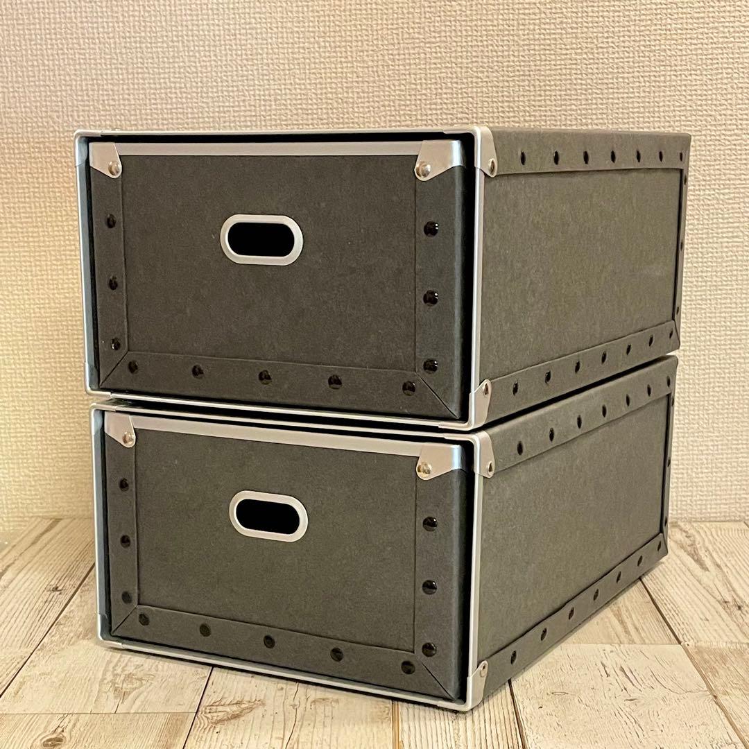 無印良品 硬質パルプボックス 引出し式 深型 廃番 美品 書類用 A4 muji