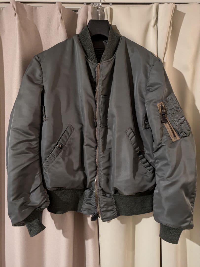 i*u様 50s МA-1 黒タグ 初期 米軍実物 ミント ma-1