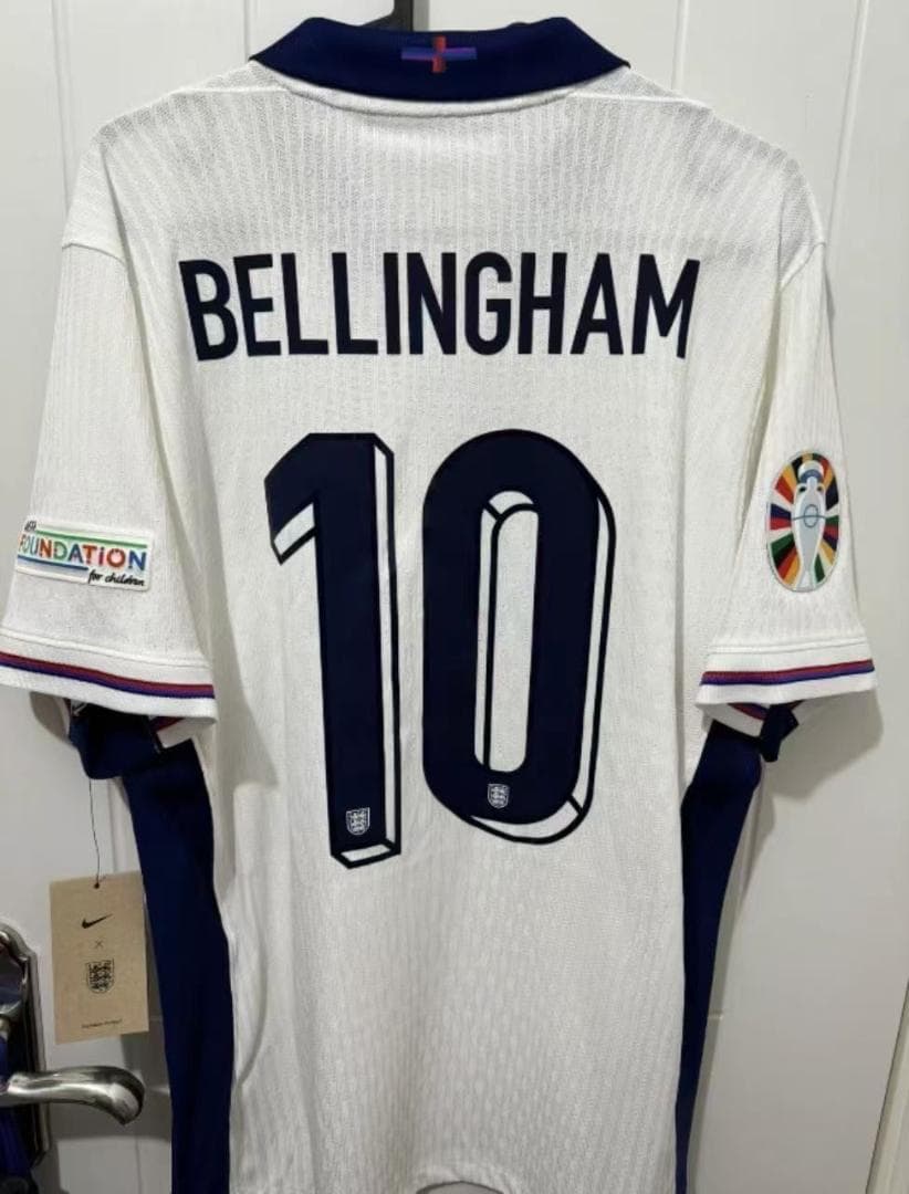 タグ付き 正規品 イングランド代表 ベリンガム ユニフォーム EURO