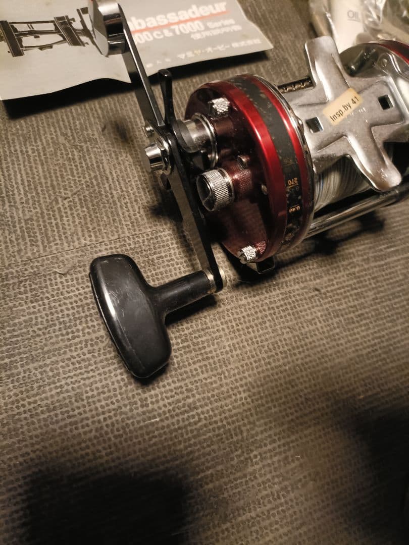 名機Abu Ambassadeur7000 赤 マミヤOP期 箱・付属品完備 - メルカリ