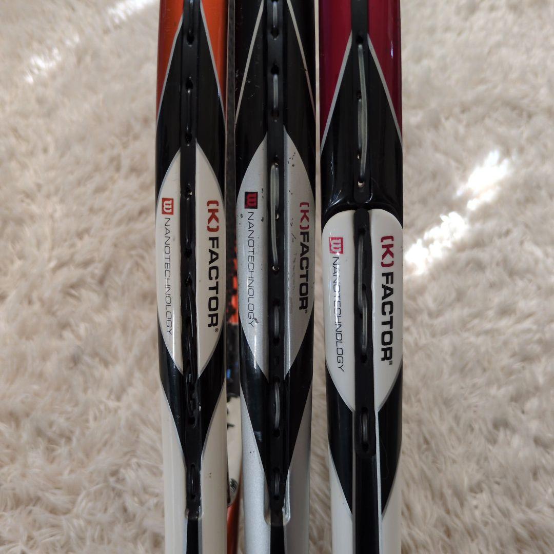 Wilson K FACTOR テニスラケット 3本セット G2/G1 | Shop at Mercari