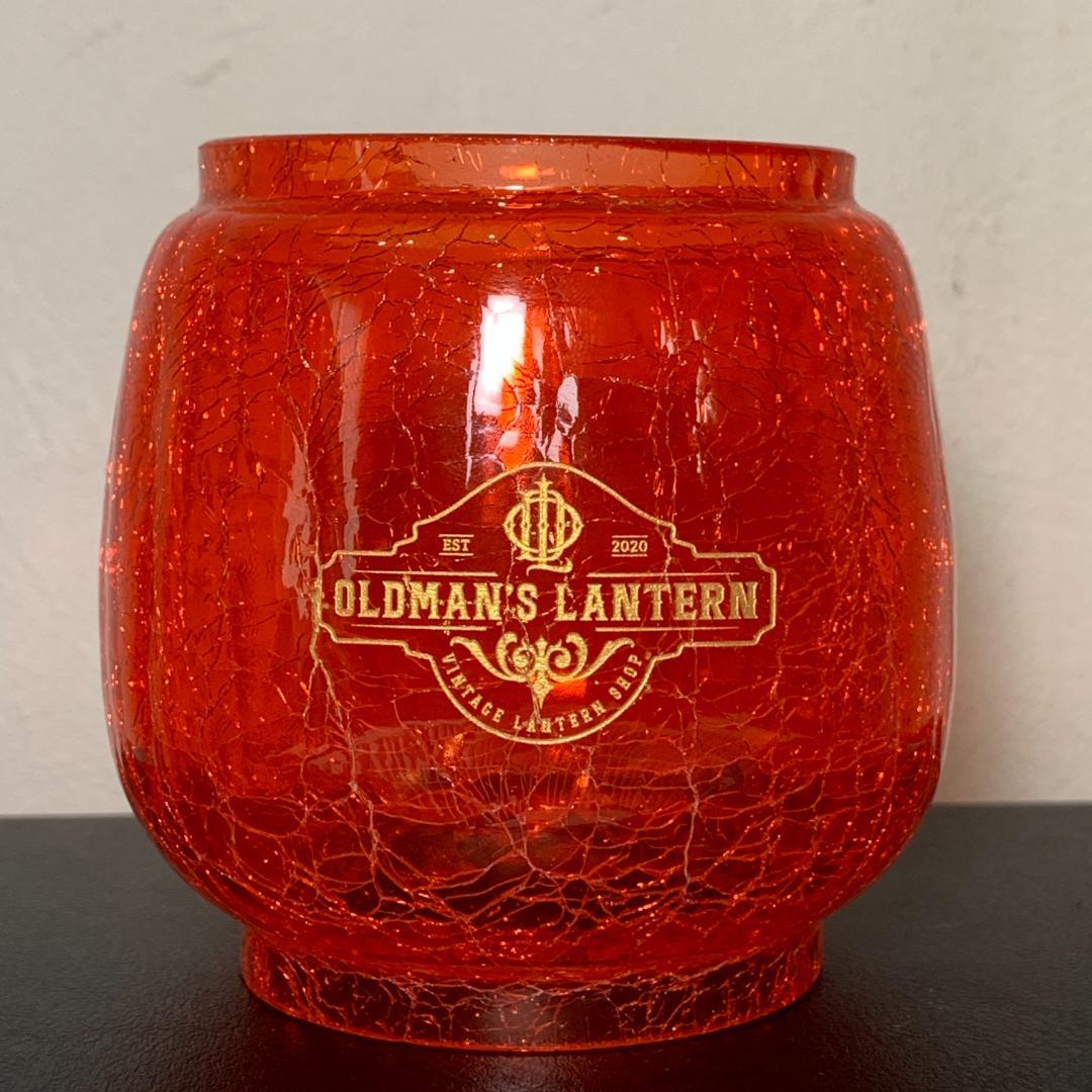 ロゴ有 限定】クラックグラス Feuerhand ホヤ 276 レッドアンバー