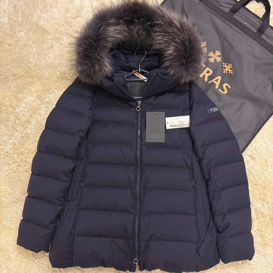 タトラス コサヴァ ダウン ウール100% リアルファー M レディース