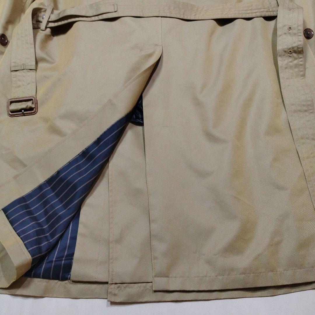 メンズビギ ユニオンステーション コットンギャバトレンチコート 光沢