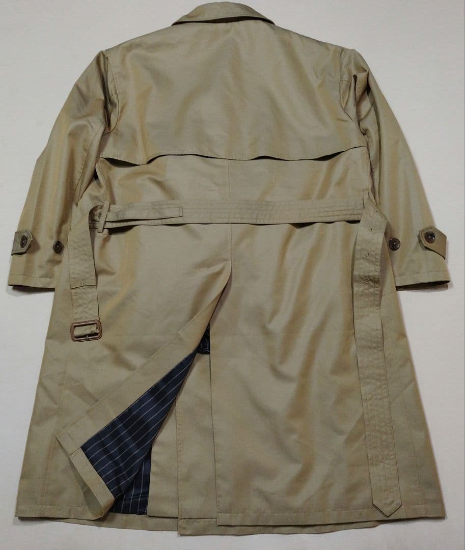 メンズビギ ユニオンステーション コットンギャバトレンチコート 光沢