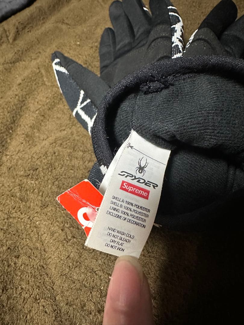 小物 Supreme x Spyder Gloves \"Black\"