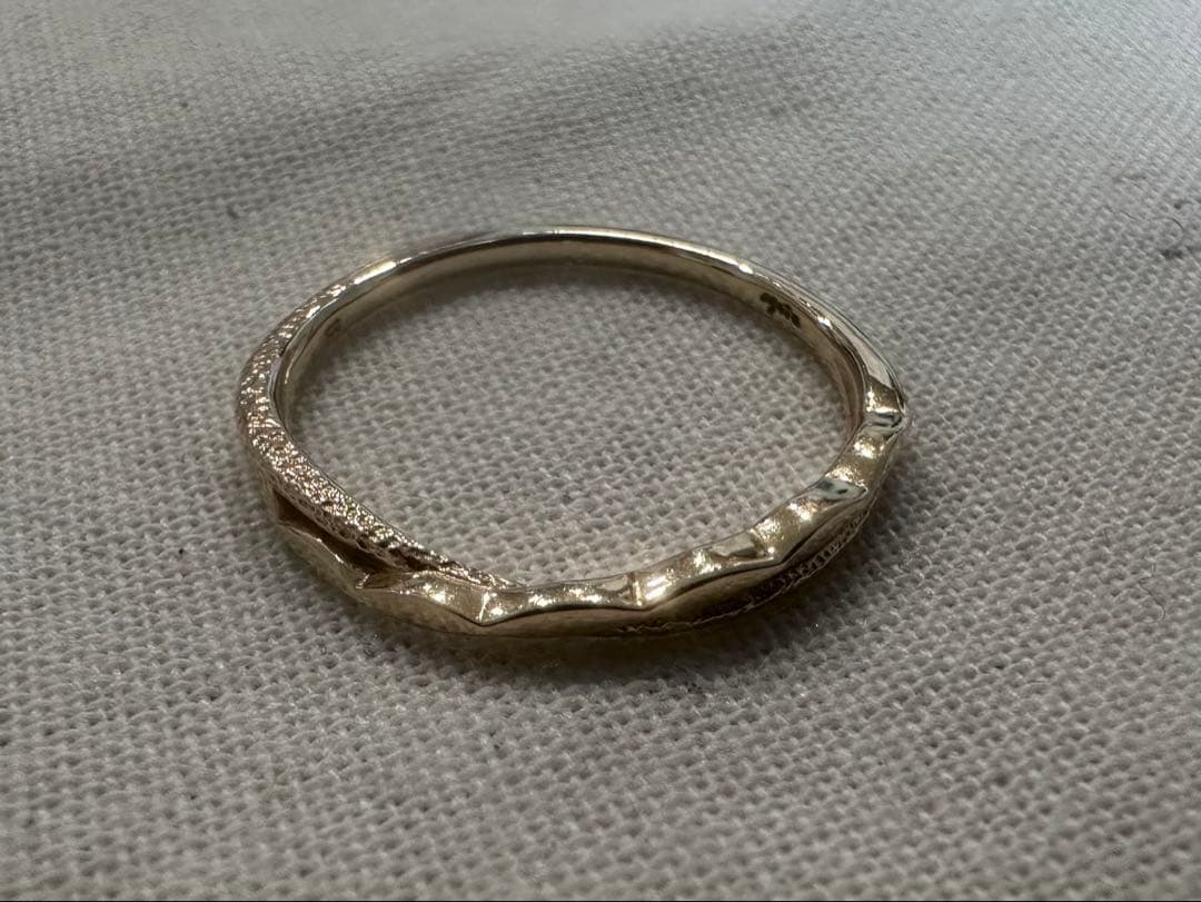 agete アガット 2連風 K10リング 13号 販売証明書＆箱付き - メルカリ