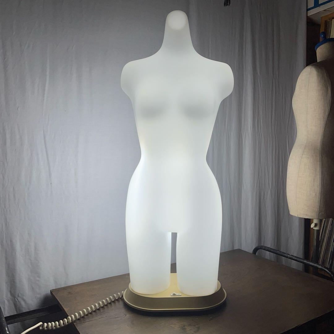 ライト照明付き◾️マネキン トルソー 店舗什器 間接照明 ディスプレイ