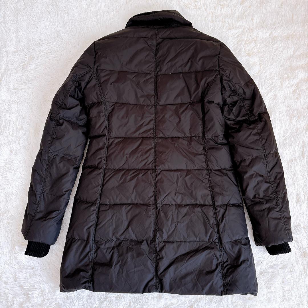 新品タグ付】Theory ダブルブレストダウンコート S 黒 ウエスト