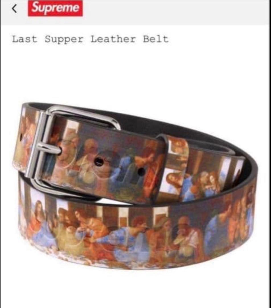 supreme最後の晩餐ベルト Supreme | Last Supper レザー ベルト - UG.SHAFT