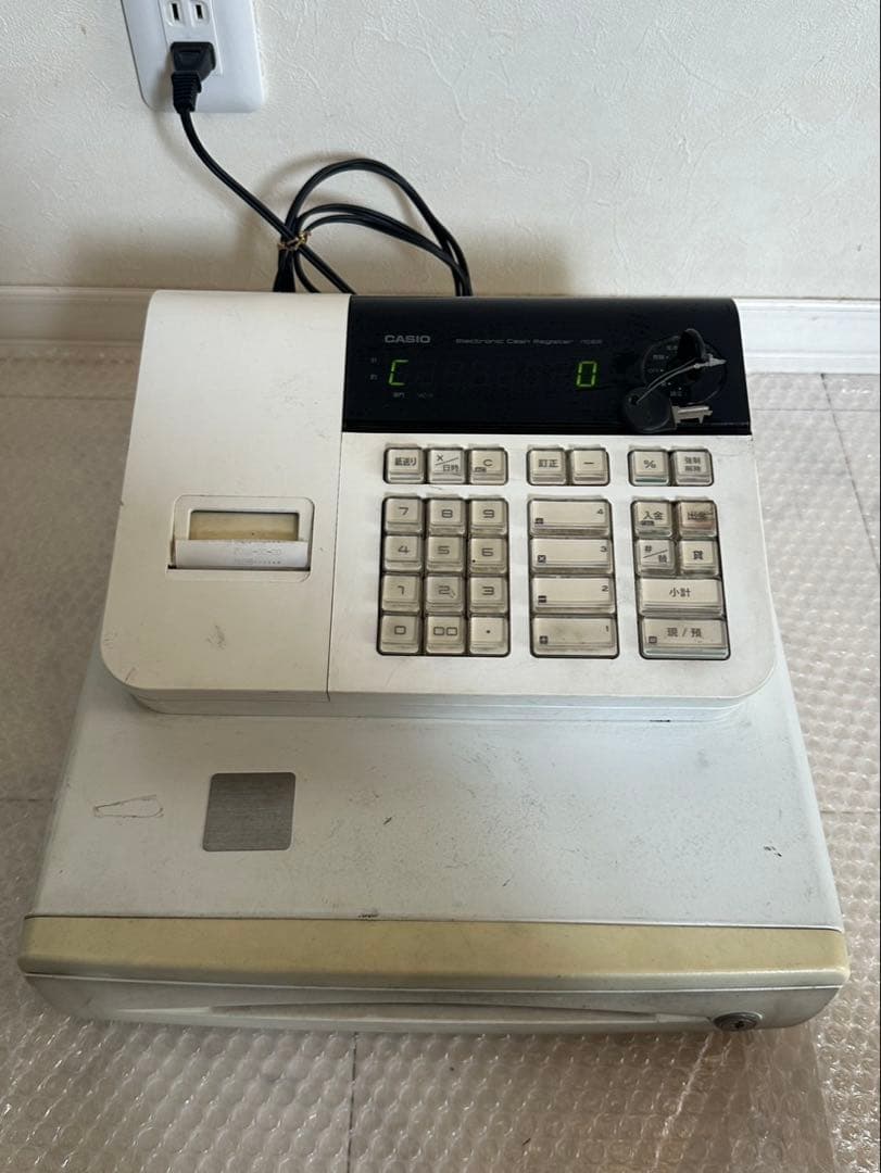 カシオ CASIO 110ER 電子 レジスター 店舗備品 動作確認済み Amazon | カシオ レジスター 4部門 小型ドロア 110ER | レジスター本体