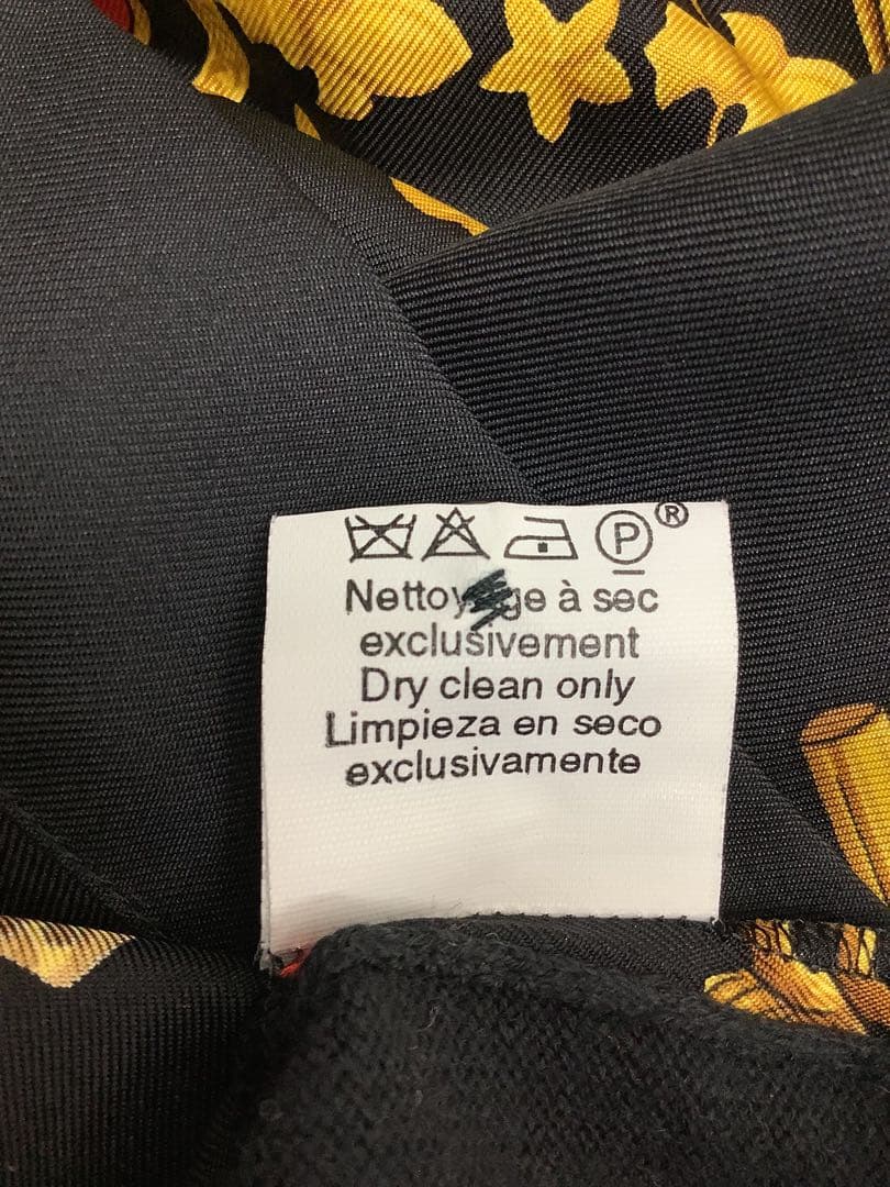 ピ*ー様 美品!! HERMES エルメス シルクスカーフ柄×ニット シャツ ブ