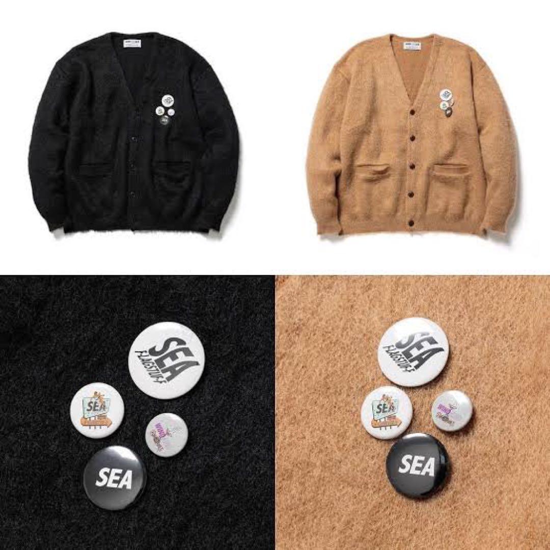 wind and sea flagstuff モヘア カーディガン - メルカリ