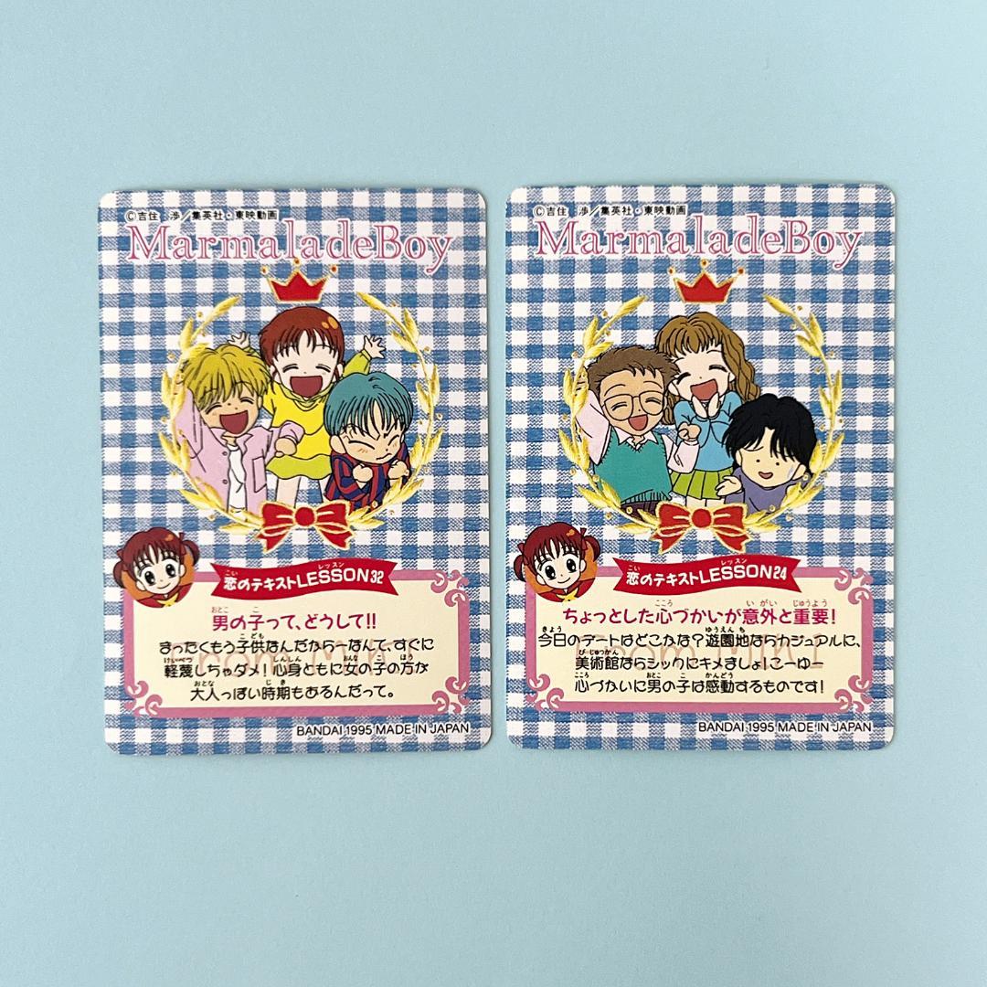 ママレードボーイ カードダス 当時もの 平成レトロ レア 北原杏樹 土屋