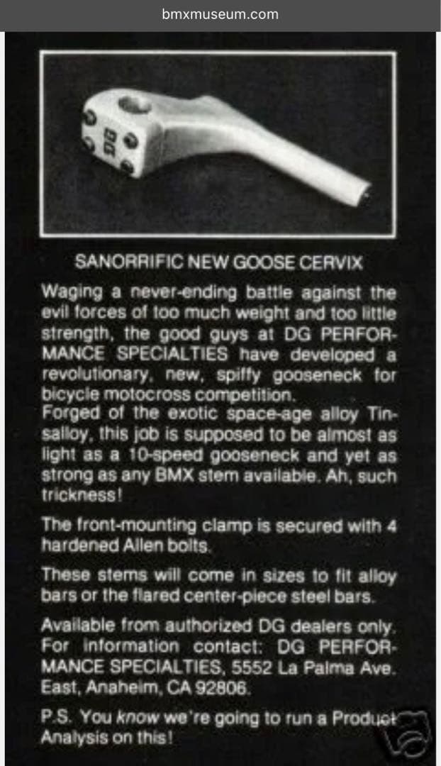 最終値下げ DG BMX STEM SUGINO スギノ ステム 赤 - メルカリ