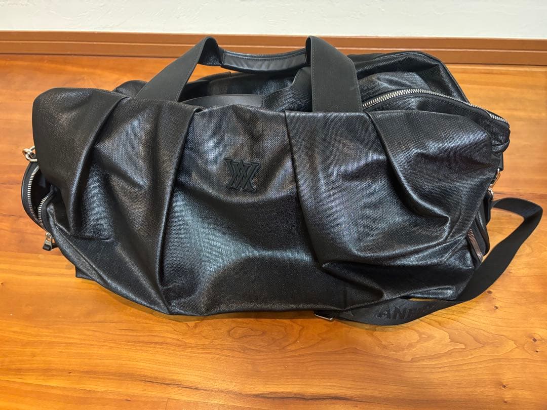 美品】ANEW アニュー ゴルフバッグ 黒 ボストンバッグ 不織布つきの