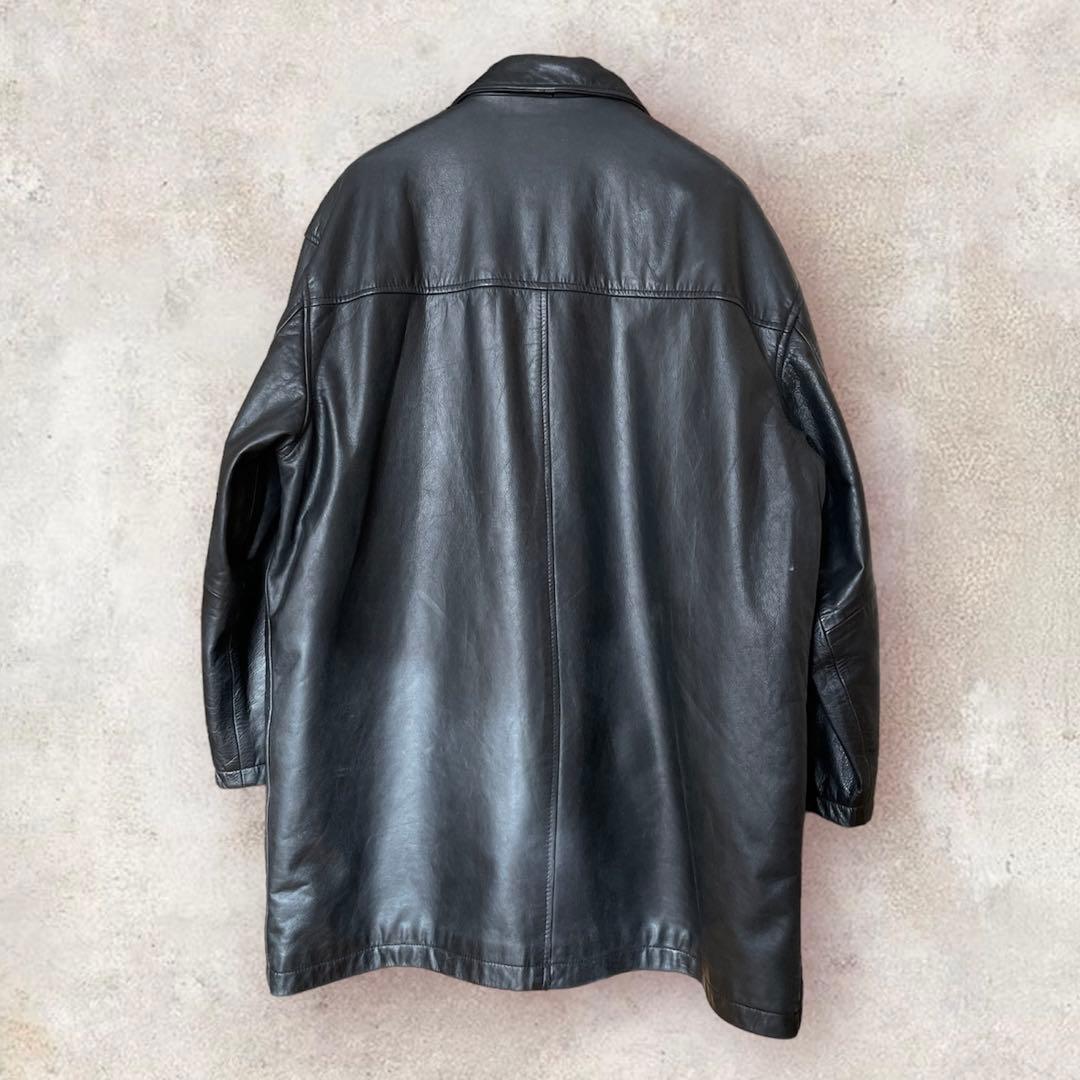 オールドギャップ レザー カーコート XL 90's 野村訓一|mercari