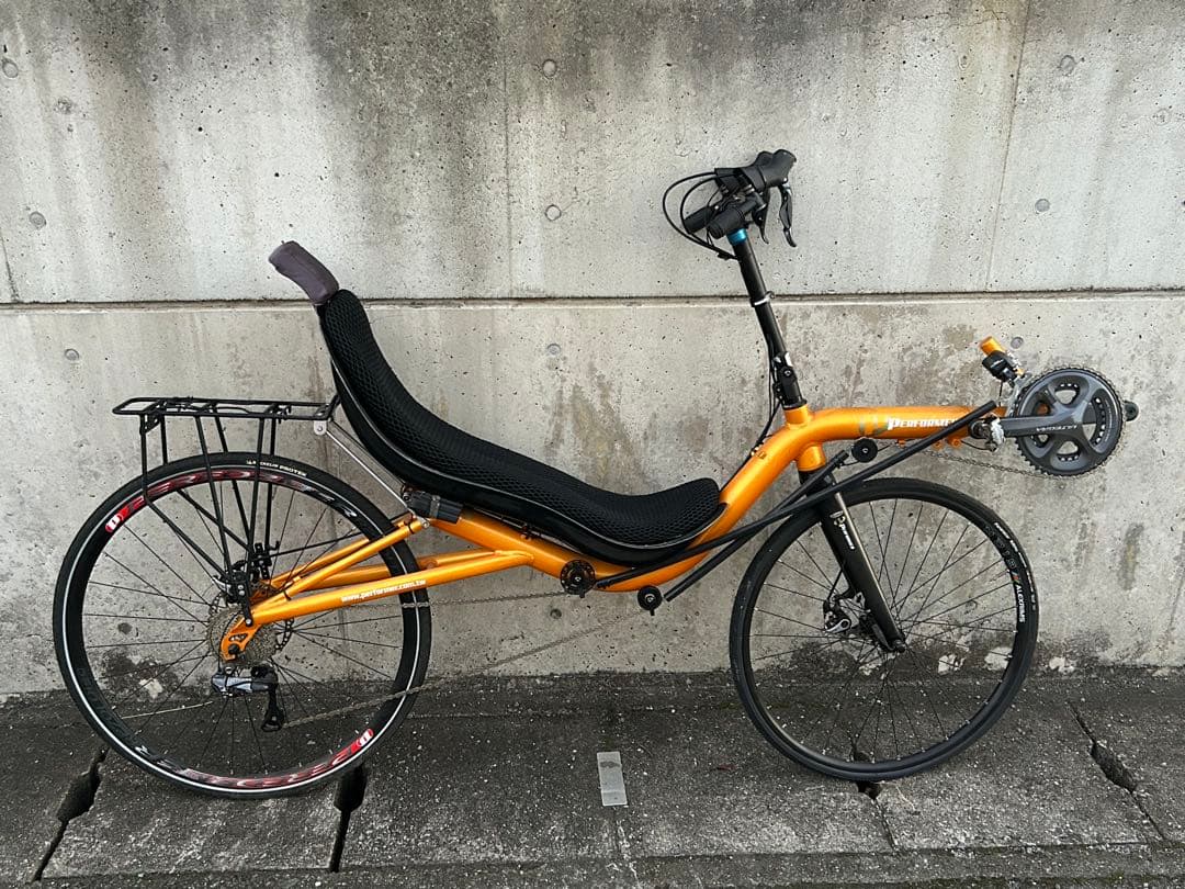 PERFORMER リカンベント自転車 オレンジ 2026年最新】リカンベント 自転車の人気アイテム - メルカリ