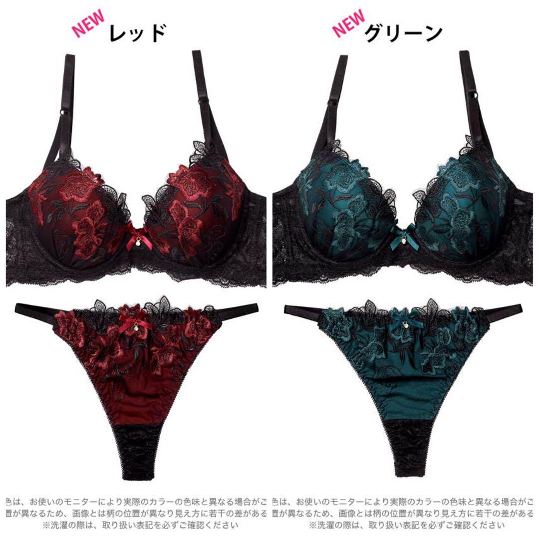 新色入荷❤️大人気❤️ダスティーエンブロイダリー❤️上下セット❤️全4色❤️バックレース❤️
