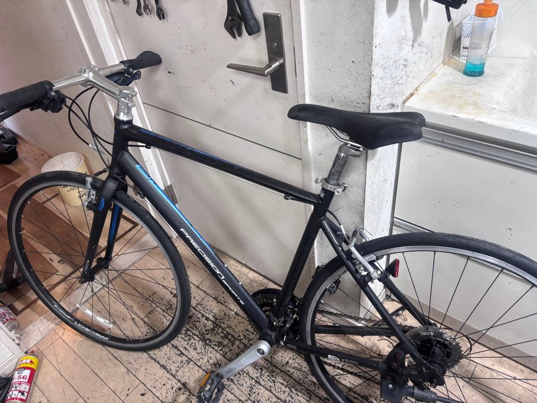 Precision Sports クロスバイク 700C ブラック - メルカリ