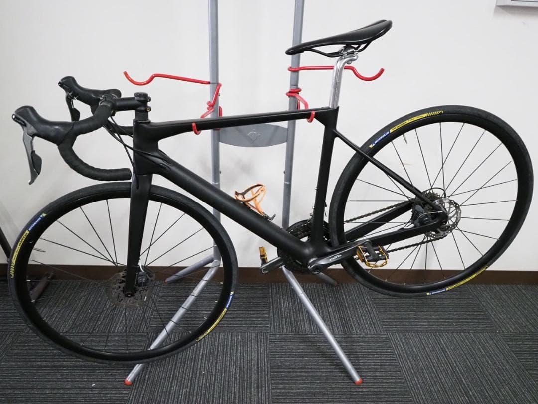 走行50キロ 毘沙 5号 M カーボンフレーム ディスクブレーキ エアロ