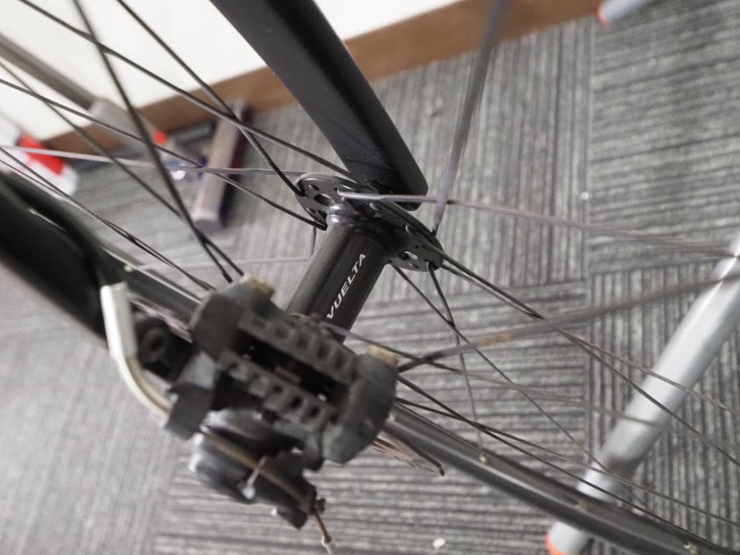 走行50キロ 毘沙 5号 M カーボンフレーム ディスクブレーキ エアロ