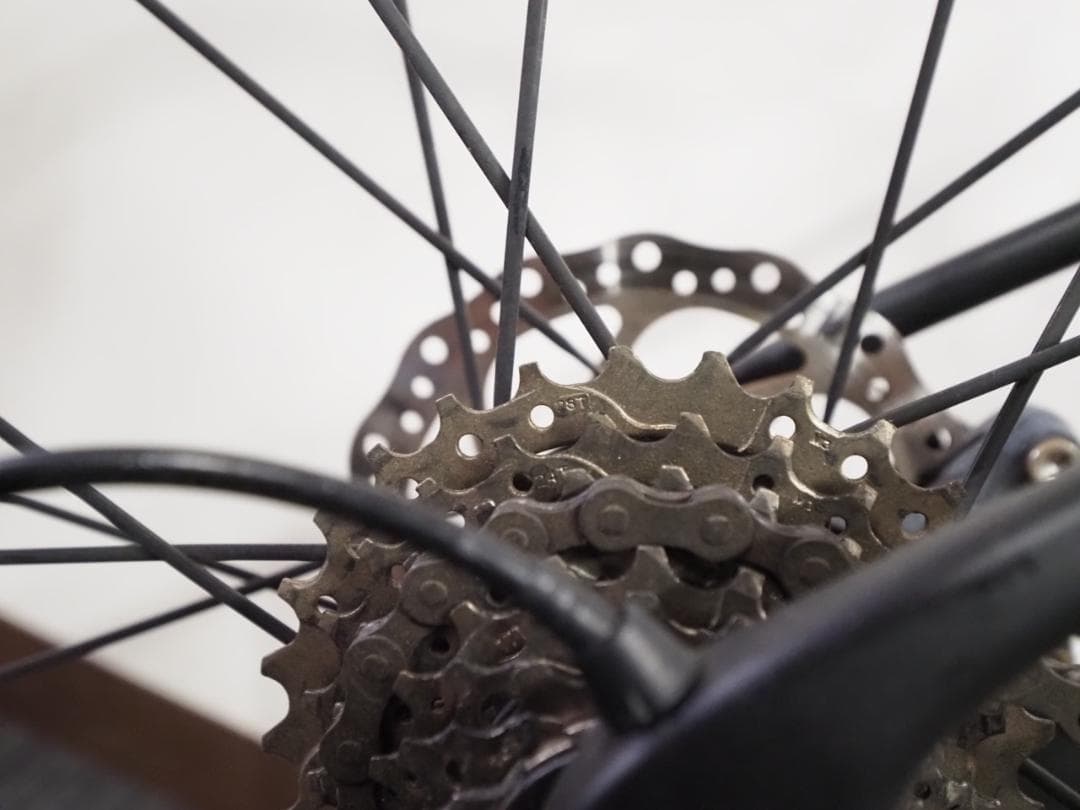 走行50キロ 毘沙 5号 M カーボンフレーム ディスクブレーキ エアロ