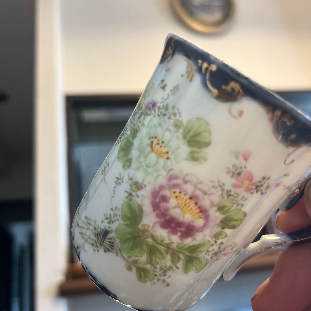 最終処分特価レアオールドノリタケ同時期ライバル会社？カップ